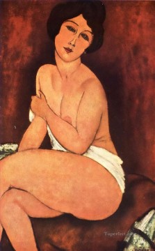  Amedeo Painting - large seated nude Amedeo Modigliani